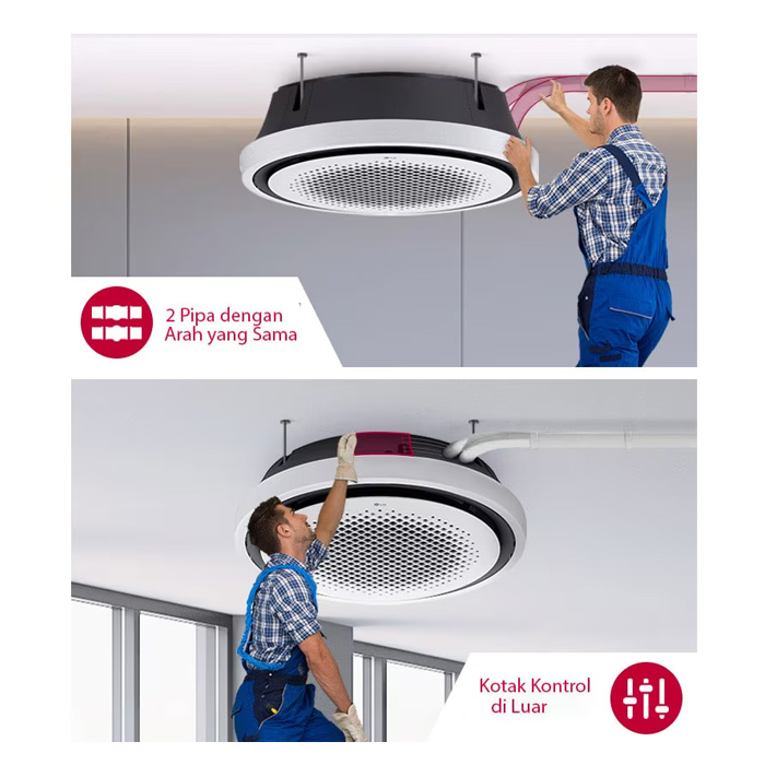 LG AC Cassette Round Standard Series 4 PK - ZTNQ36GYLA0
